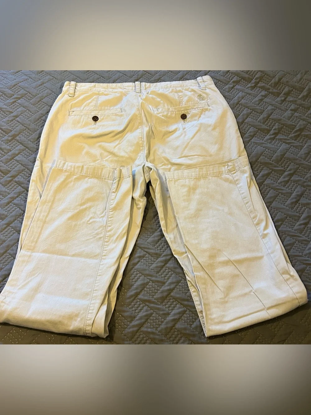 Original Penguin Men's light gray Chino Pants Size 33X32